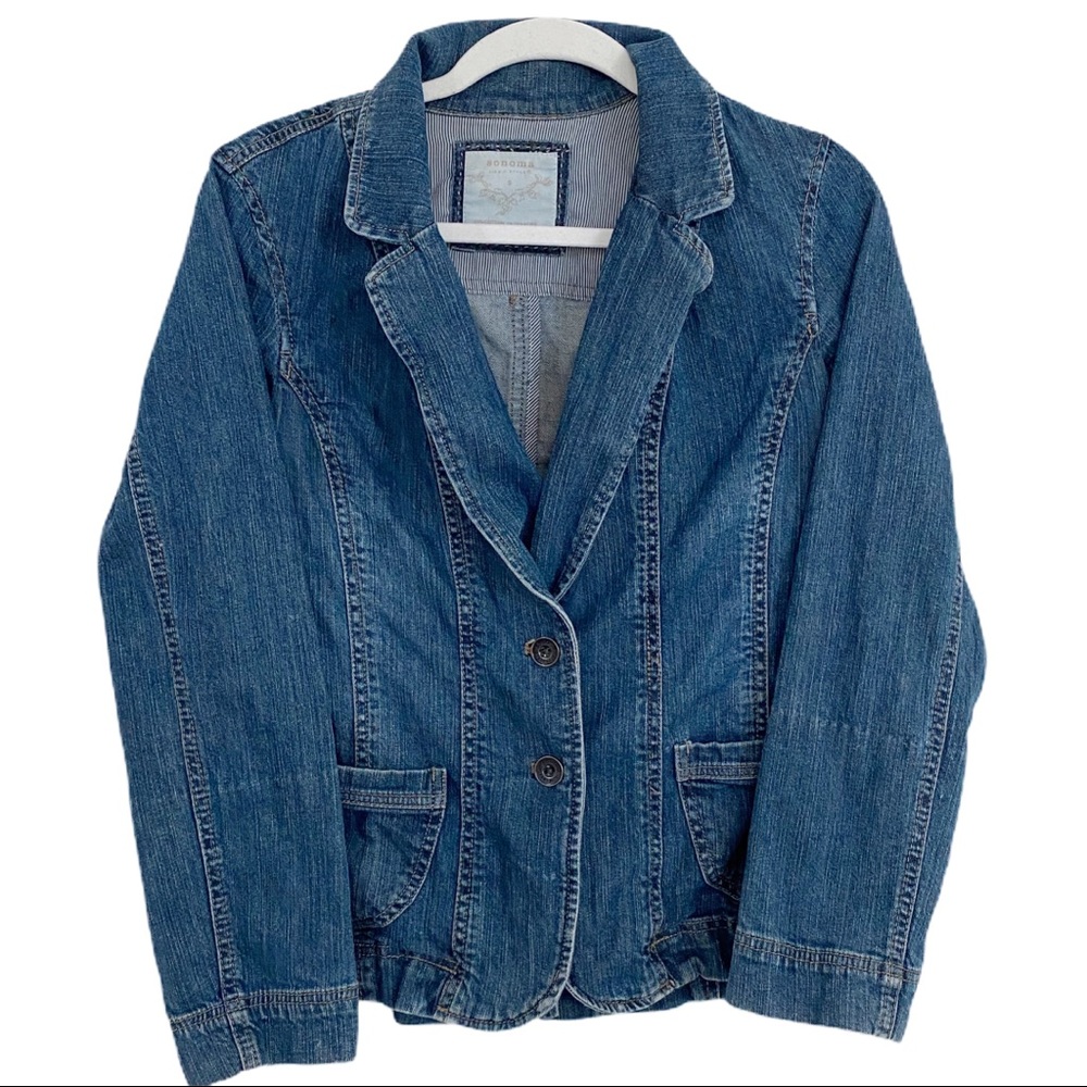 Sonoma Denim Blazer